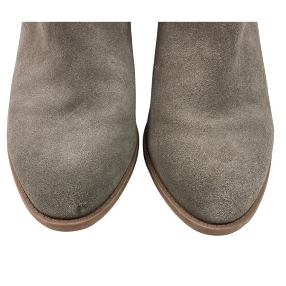 *Vionic Anne Ankle Boots Womens Size 10W Gray Suede Leather Snake Ortho Comfort - Picture 4 of 11